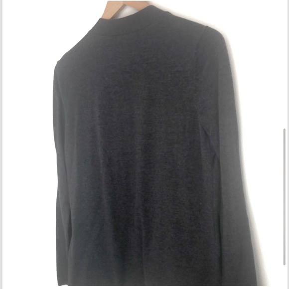 Gray cardigan with built in shirt size small - Picture 5 of 5